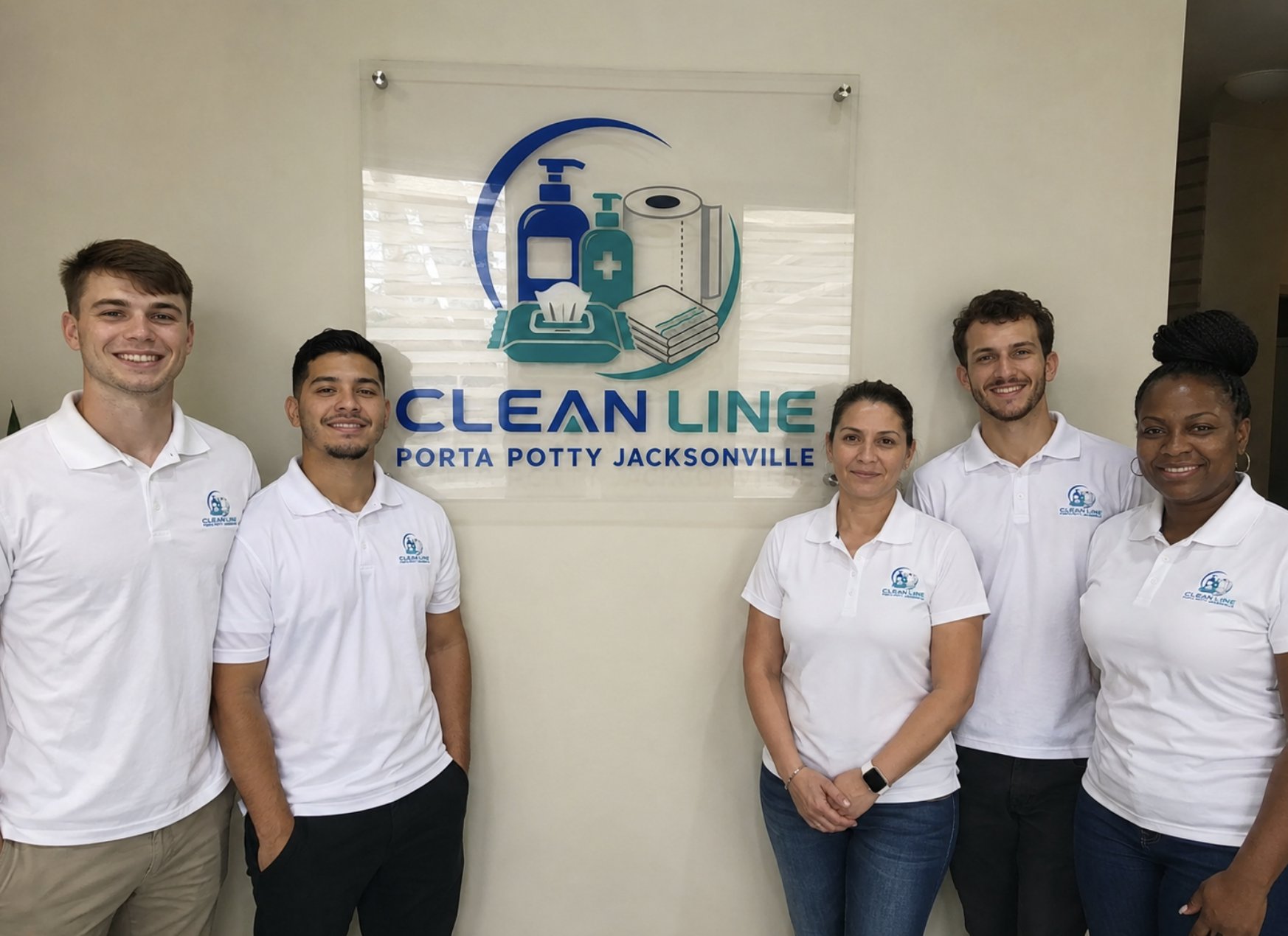 Clean Line Porta Potty Jacksonville team